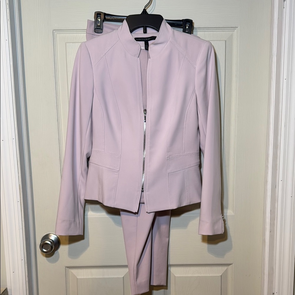 White House Black Market Flirty Blazer with Elle Slim Ankle Stretch Pant Petite